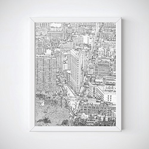 Flatiron Building New York City Print 8x10 inches unframed Flatiron Building New York City Print 8x10 inches unframed