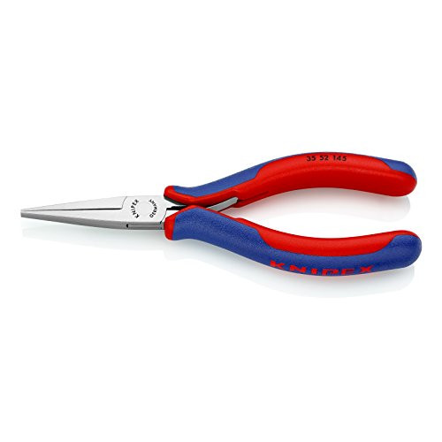 Knipex 3552145 Electronics Pliers with Flat Tips , 5.75 Inch