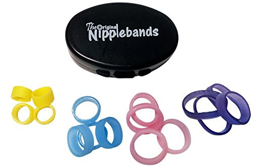 Nipplebands for Inverted Nipples or as Nipple Rings or Nipple Clamps - Sample Pack