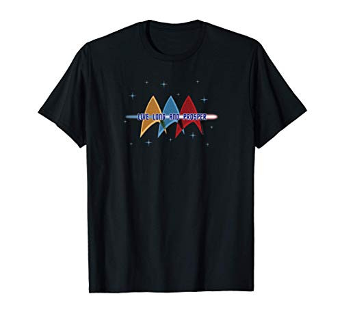 Star Trek  The Original Series Live Long and Prosper Deltas T-Shirt