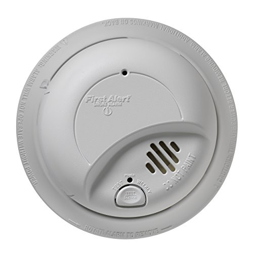 First Alert Smoke Detector Alarm | Hardwired with Backup Battery, 6-Pack, BRK 9120B6CP