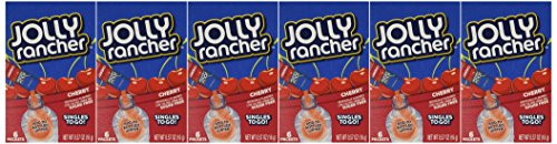 Jolly Rancher Singles-To-Go Sugar Free Cherry Drink Mix  6-ct  Pack of 6