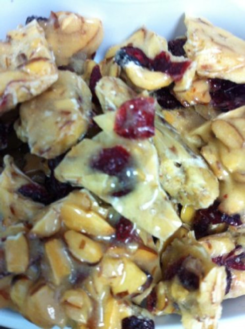 Almond Cranberry Crunch Brittle 8 oz Bag Almond Cranberry Crunch Brittle 8 oz Bag