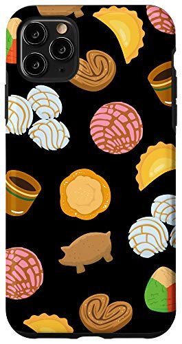 iPhone 11 Pro Max Conchas Pan Dulce Pattern Black Phone Case Latina Gift Case Case