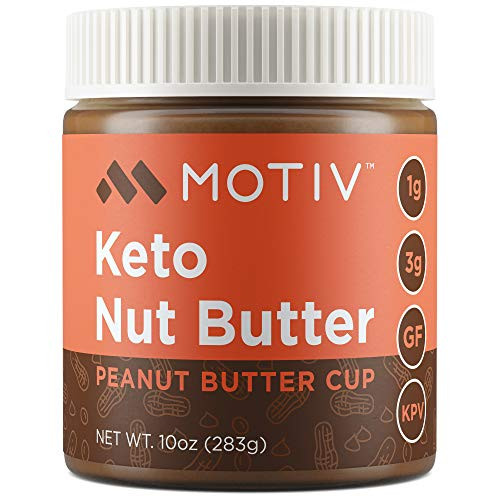 MOTIV Keto Peanut Butter - Low Carb Nut Butter - Peanut Butter Cup - Natural Unsweetened No Sugar Added - Low Calorie Healthy Diabetic and Keto Friendly MOTIV Keto Peanut Butter - Low Carb Nut Butter - Peanut Butter Cup - Natural Unsweetened No Sugar Added - Low Calorie Healthy Diabetic and Keto Friendly