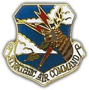 US Air Force Strategic Air Command Shield Lapel Pin