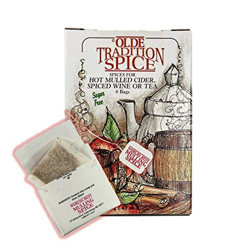 Olde Tradition Spice  Mulling Spices in Tea Bags  8 Count