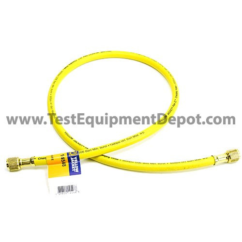 Yellow Jacket 14548 Plus II 3/8""B" Charging Hose, 3/8" Straight Flare, 48", Yellow