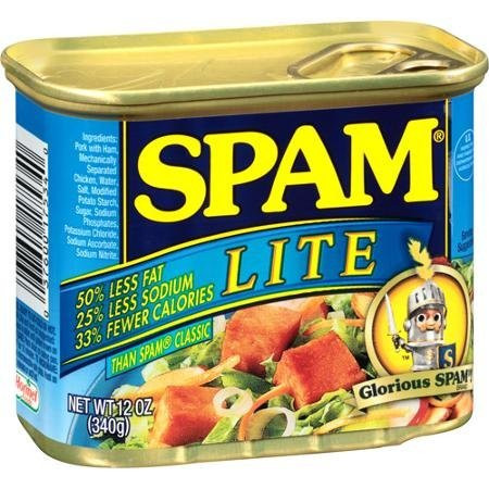 Spam  Lite Canned Meat  12 Oz  Pack of 3  by  inch Spam  Lite Canned Meat  12 Oz inch