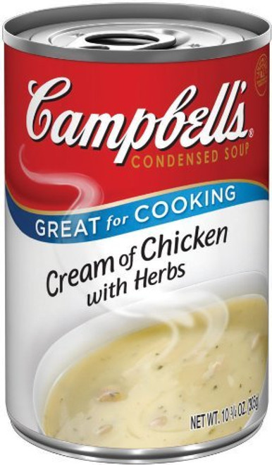 Campbell s Condensed Soup Cream of Chicken with Herbs 10.5 Ounce Pack of 6 Campbell s Condensed Soup Cream of Chicken with Herbs 10.5 Ounce Pack of 6