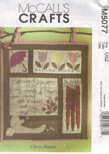 McCall s Crafts Pattern M5077 for Spring Quilt Block