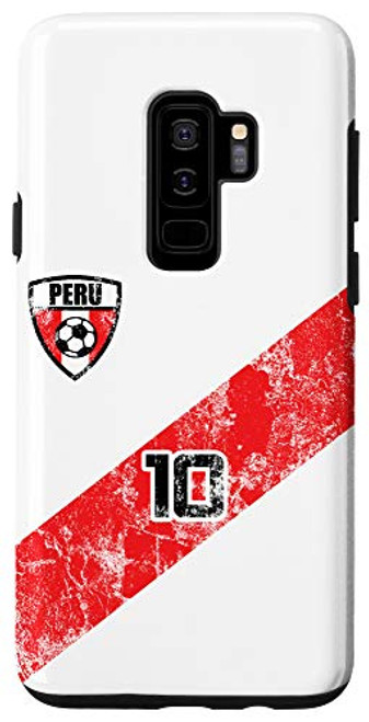 Galaxy S9 Plus Peru Soccer Jersey Style Peruvian Pride Flags Fan Flag Case