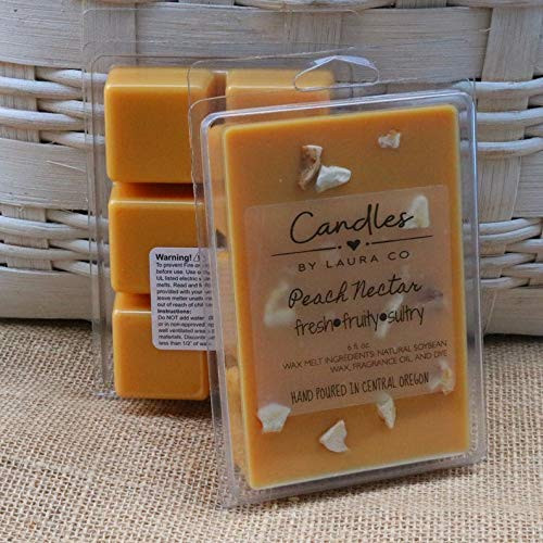Peach Nectar 6 oz Soy Wax Melt  2-PACK