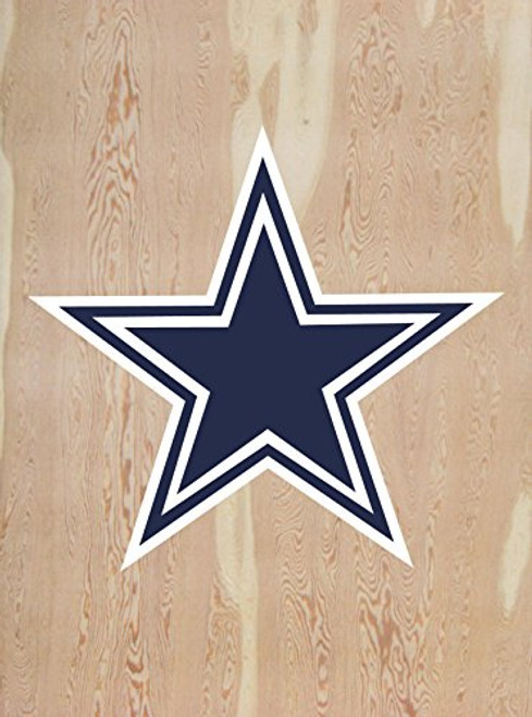 Football Decal 17 inch  Sticker for Cornhole Wall Car Cowboys Star