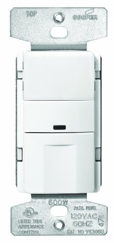 Eaton OSP10M-W Commercial Grade Passive Infrared Wall Mounted Occupancy Sensor, 120/277V, White