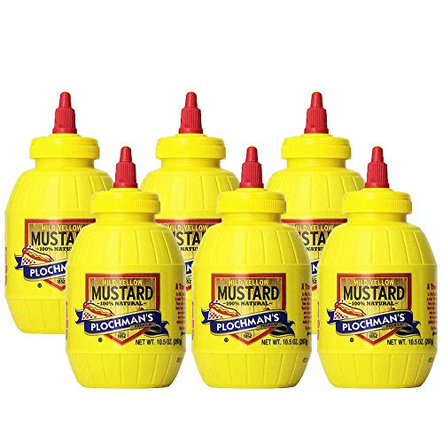 Plochman s Original Mild Classic Yellow Mustard 10.5 Oz 6 Pack Plochman s Original Mild Classic Yellow Mustard 10.5 Oz 6 Pack