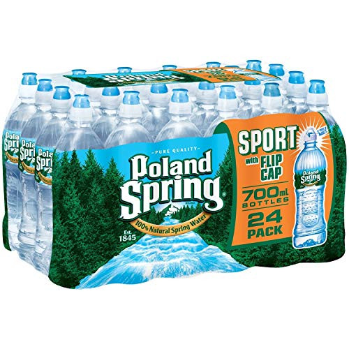 Poland Spring 100 Percent Natural Spring Water  700 ml bottles  24 pk.