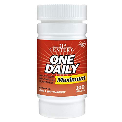 21st Century One Daily Maximum Tablets 100 Count Pack of 2 21st Century One Daily Maximum Tablets 100 Count Pack of 2