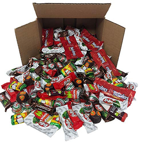 Christmas Candy Chocolate Bulk Mix Individually Wrapped Christmas Colors Mixed Bag Includes Holly Kit Kats Twizzlers Reese s Peanut Butter Cups Hershey Holiday Miniatures And Hershey Peppermint Bark Bells For Stocking Stuffers and Gifts5 Pound Christmas Candy Chocolate Bulk Mix Individually Wrapped Christmas Colors Mixed Bag Includes Holly Kit Kats Twizzlers Reese s Peanut Butter Cups Hershey Holiday Miniatures And Hershey Peppermint Bark Bells For Stocking Stuffers and Gifts5 Pound