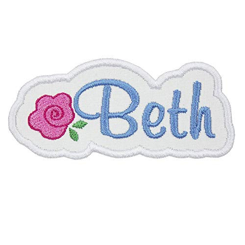 Rose Name Personalized Patch your choice of sew on or iron on patch