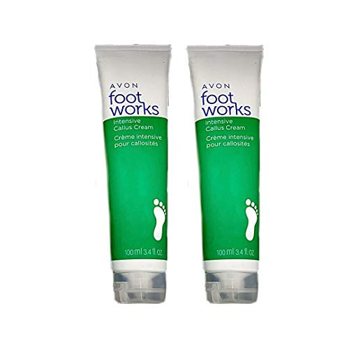 TWO  2  Avon Foot Works Intensive Callus Cream 3.4 Fl. Oz.