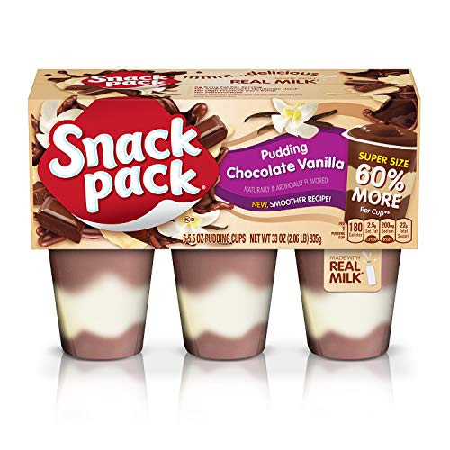 Super Snack Pack Chocolate Vanilla Pudding Cups 6 Count per pack 33 Ounce Pack Of 8 Super Snack Pack Chocolate Vanilla Pudding Cups 6 Count per pack 33 Ounce Pack Of 8