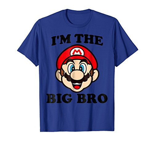 Nintendo Super Mario The Big Bro Face Graphic T-Shirt Nintendo Super Mario The Big Bro Face Graphic T-Shirt