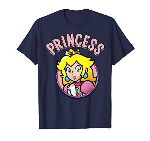 Super Mario Peach The Princess Portrait T-Shirt Super Mario Peach The Princess Portrait T-Shirt