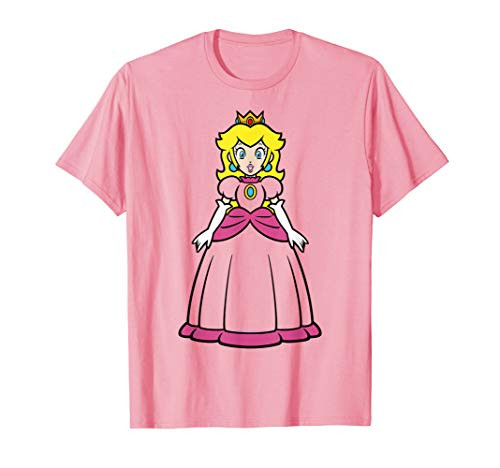Super Mario Princess Peach Simple Portrait T-Shirt Super Mario Princess Peach Simple Portrait T-Shirt