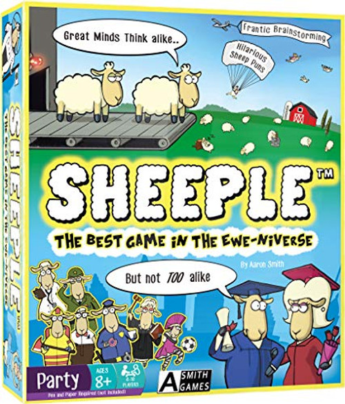 SHEEPLE  Fun Family Party Game for 3-12 Players  Ages 8 Plus - Think Like a Sheep