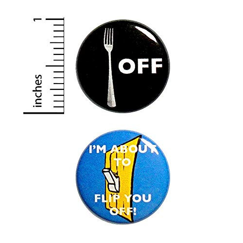 Puns Button 2 Pack Pins or Magnets 1 Inch 2P1-11