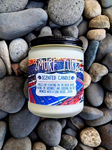 Smurf Turf Gift Boise State University Gift Candle Gift College Town Candle Campus Candle Graduation Gift Sorority Gift Boise Idaho