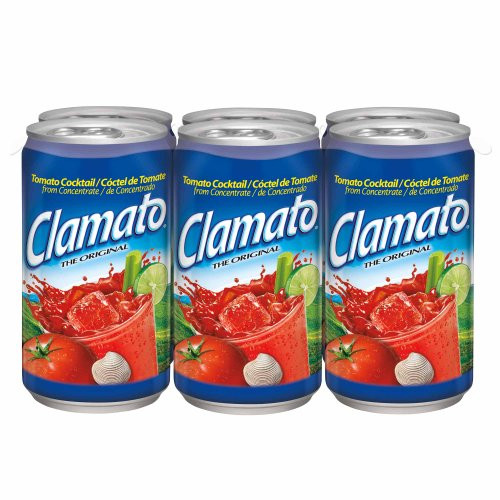 Clamato Original Tomato Cocktail  5.5 Fluid Ounce Can  6 Count  Pack of 4