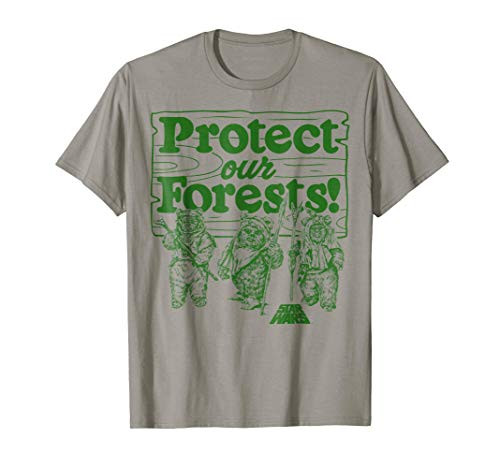 Star Wars Ewoks Protect Our Forests Camp Graphic T-Shirt