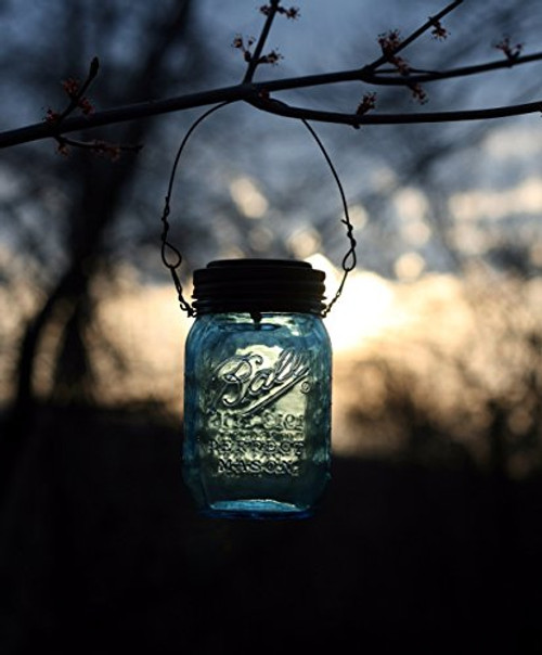 Hanging Blue Mason Jar Solar Powered Lantern Solar Light Mason Jar Light Rustic Outdoor Lighting Hanging Blue Mason Jar Solar Powered Lantern Solar Light Mason Jar Light Rustic Outdoor Lighting