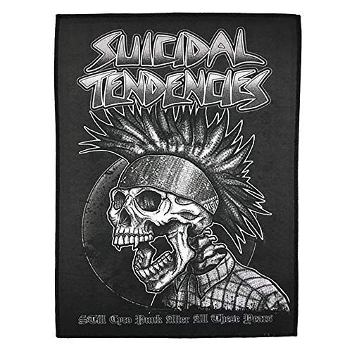 Suicidal Tendencies Still Cyco Punk Skull Back Patch 12 inch  x 8.5 inch