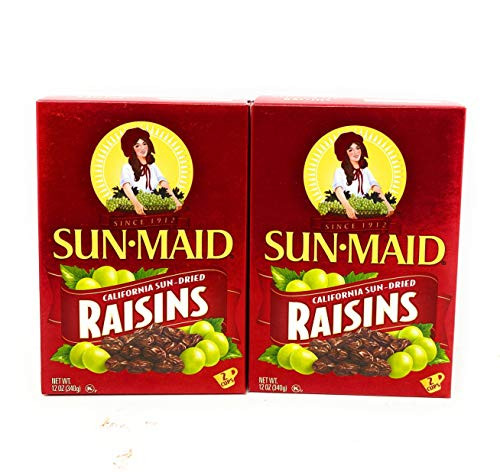 Sun-Maid California Sun- Dried Raisins 12oz  340g   2 Pack