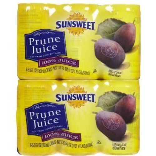 Sunsweet Juice Sunsweet Prune 5.5-ounce Canisters Pack of 24 Sunsweet Juice Sunsweet Prune 5.5-ounce Canisters Pack of 24