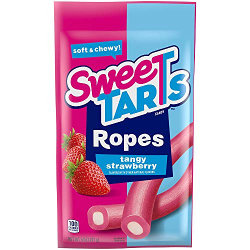 SweeTARTS Tangy Strawberry Ropes 5 Ounce Pack of 6 SweeTARTS Tangy Strawberry Ropes 5 Ounce Pack of 6