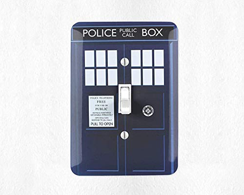 Tardis Switch Plate Cover Doctor Who Light Switch Cover Tardis Gift Doctor Who Gift Tardis Decor Tardis Switch Plate Cover Doctor Who Light Switch Cover Tardis Gift Doctor Who Gift Tardis Decor