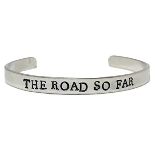 The Road So Far Hand Stamped Supernatural Cuff Bracelet The Road So Far Hand Stamped Supernatural Cuff Bracelet