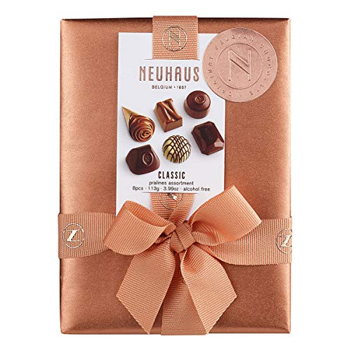 Neuhaus Belgian Chocolate Classic Pralines Assortment Ballotin - 8 piece - 1 4 lb - Premium Chocolate Gift Ballotin Box - Gourmet Chocolate