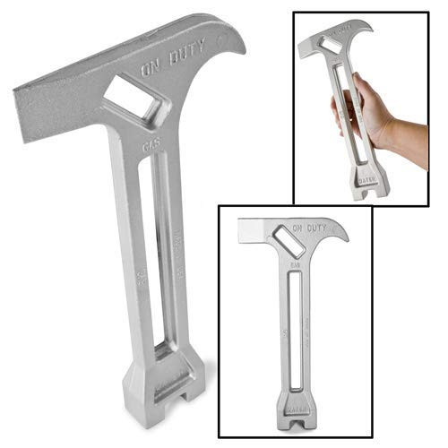 4 in 1 Emergency Tool  Gas  and  Water Shut Off  Pry Bar  4 in 1  Non Sparking  Emergency earthquake Gas Shut Off Valve - Fireman Tools - Tool Emergency - Emergency Tools - Gas Turn Off Wrench - Tern Tool