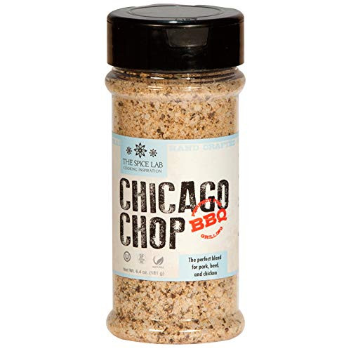 The Spice Lab No. 7080 - Chicago Pork Chop Seasoning Spice Rub Blend No Fillers Clean Label All Natural Kosher - 6.4 oz. Shaker Jar The Spice Lab No. 7080 - Chicago Pork Chop Seasoning Spice Rub Blend No Fillers Clean Label All Natural Kosher - 6.4 oz. Shaker Jar