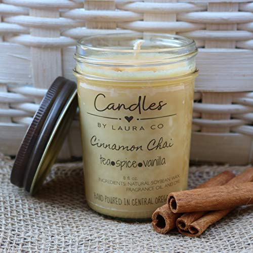Cinnamon Chai 8 oz Soy Jar Candle
