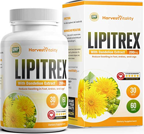 Swollen Feet and Ankles? Lipitrex Helps Reduce Swelling in Legs and Feet from Water Retention  Edema   and  Slows Your Ankles from Swelling - Best for an Ankle That is Swollen  Swollen Foot  Edema in Leg