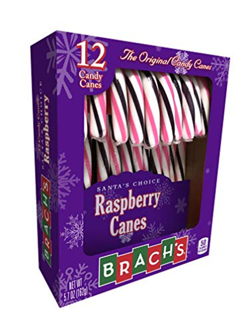 Brach s Candy Cane  Raspberry Flavor  5.7 oz  12