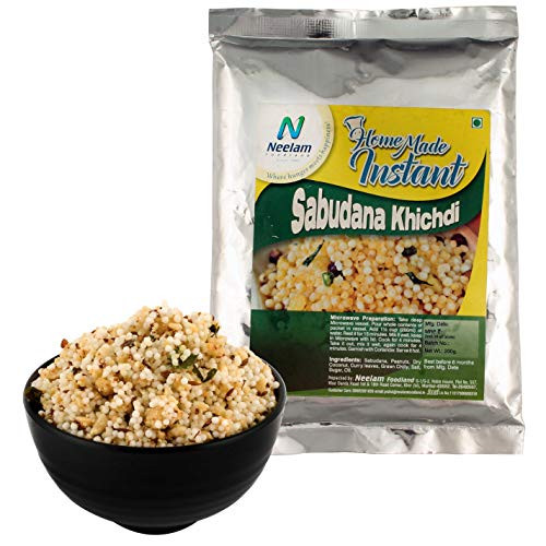 Neelam Foodland Mumbai Instant Sabudana Khichdi Tapioce Rice Authentic Indian Food - 400 g Neelam Foodland Mumbai Instant Sabudana Khichdi Tapioce Rice Authentic Indian Food - 400 g
