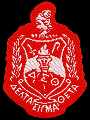 Delta Sigma Theta Sorority 2   Woven Emblem patch
