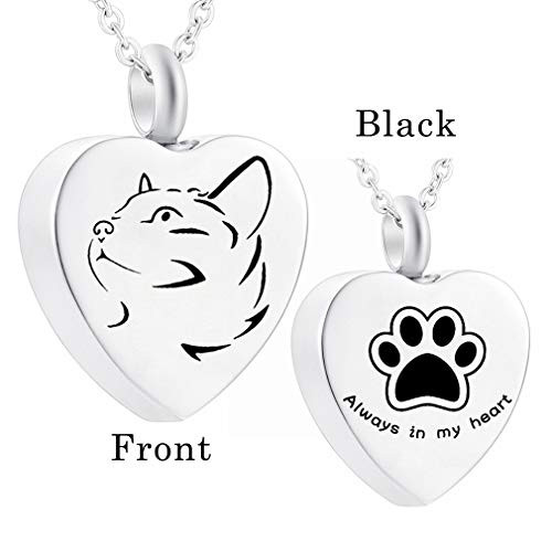 Cremation Necklace Pet Paw Urn Memorial Jewelry Stainless Steel Cremation Urn Necklace for Ashes Pendant Cat Keepsake Memorial Jewelry for Your Best Pal Cat Cremation Necklace Pet Paw Urn Memorial Jewelry Stainless Steel Cremation Urn Necklace for Ashes Pendant Cat Keepsake Memorial Jewelry for Your Best Pal Cat